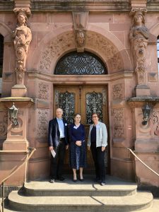 Organizers of the 2019 Heraeus seminar (from left to right Prof. H.J Butt, Prof. J. Yeomanns, Prof. D. Vollmer)